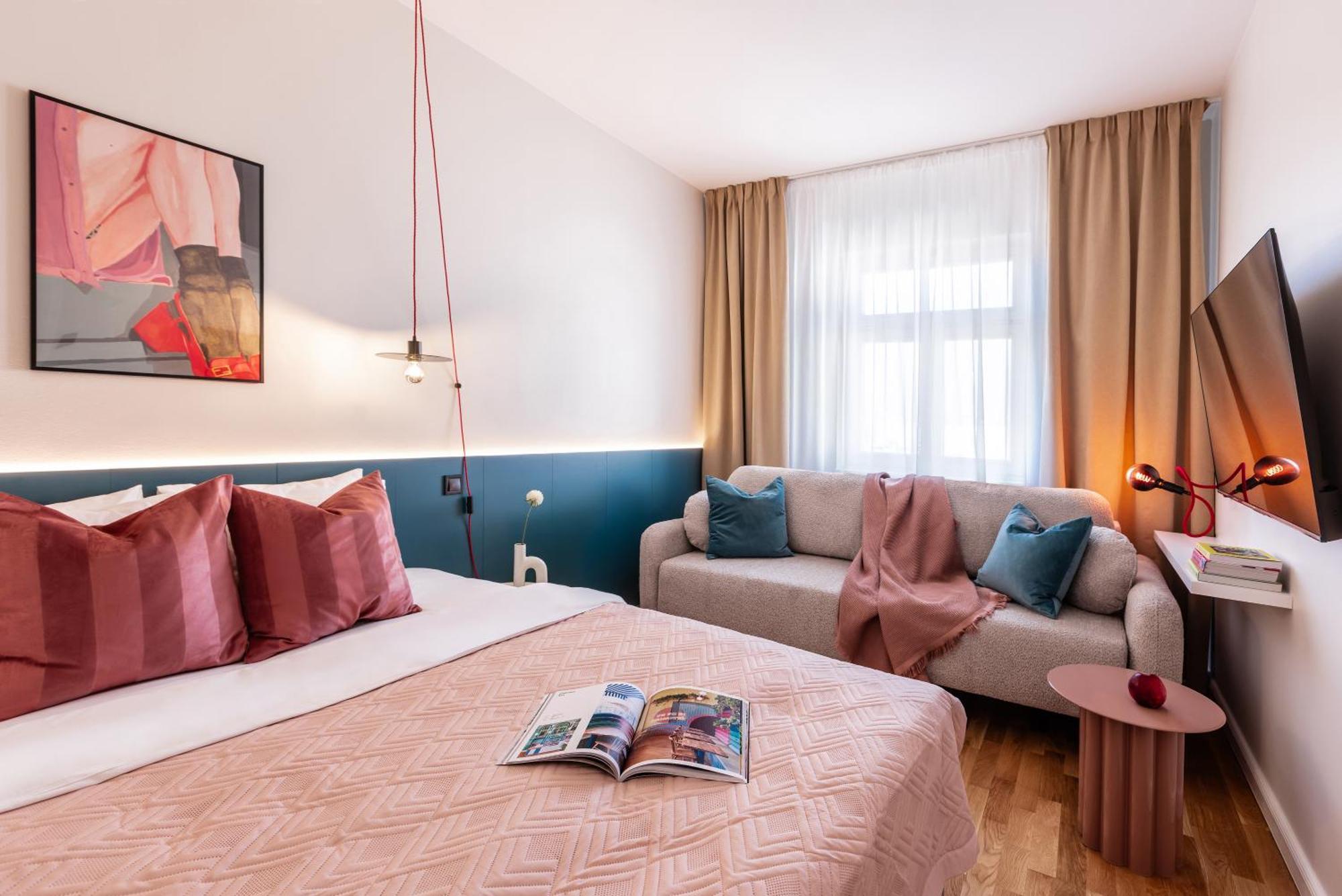 Turnkey I Wenceslas Square Premium Apartments براغ الغرفة الصورة